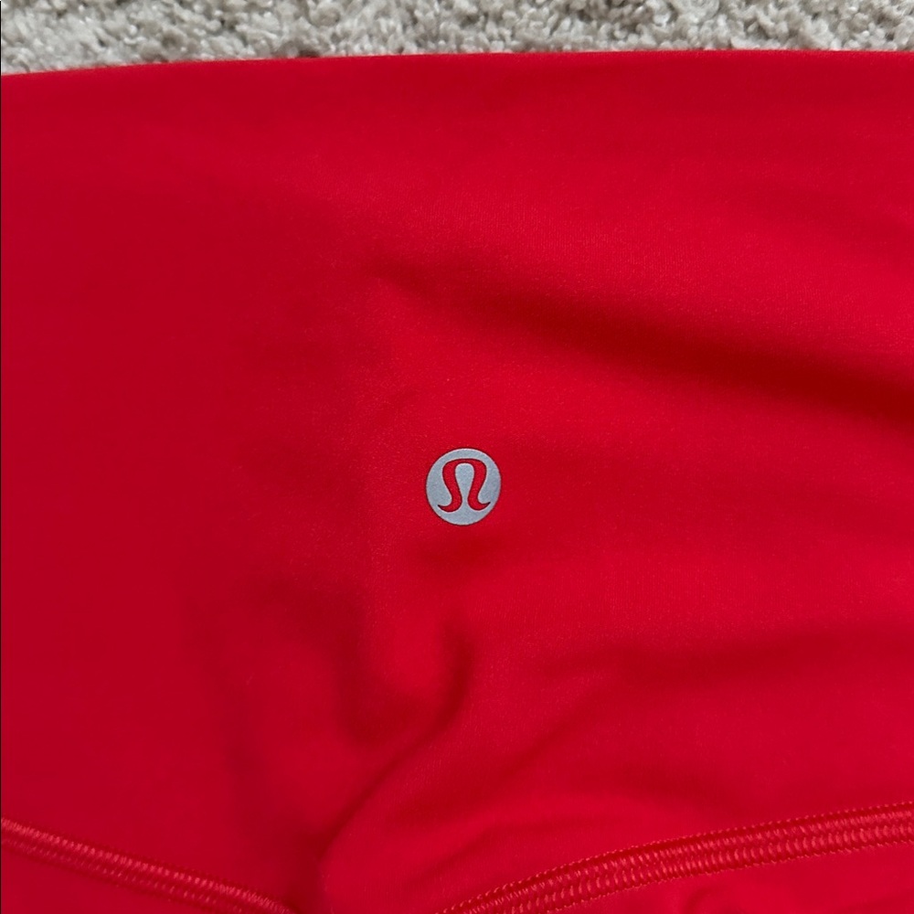 Lululemon Align High Rise 28” Carnation Red - Picture 4 of 4